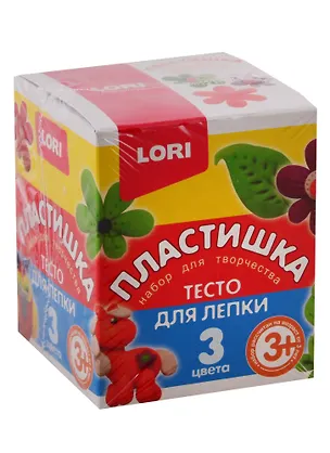Тесто для лепки. Пластишка. Набор №16, 3цв. по 70 гр. — 2792577 — 1