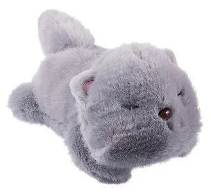 Мягкая игрушка Котик с закрытыми глазками (серый) (30см) (12-0960-202411-T18) Bookvalno — 3075181 — 1