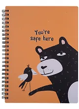 Тетрадь в клетку Be Smart, "Silly. Медведь", 96 листов